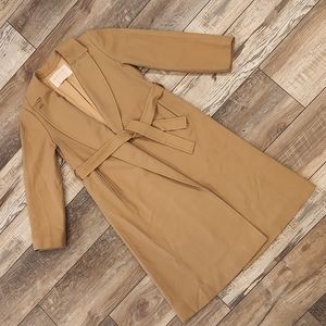 PENDELTON Camel 100% Wool Wrap Coat Made In USA Medium
